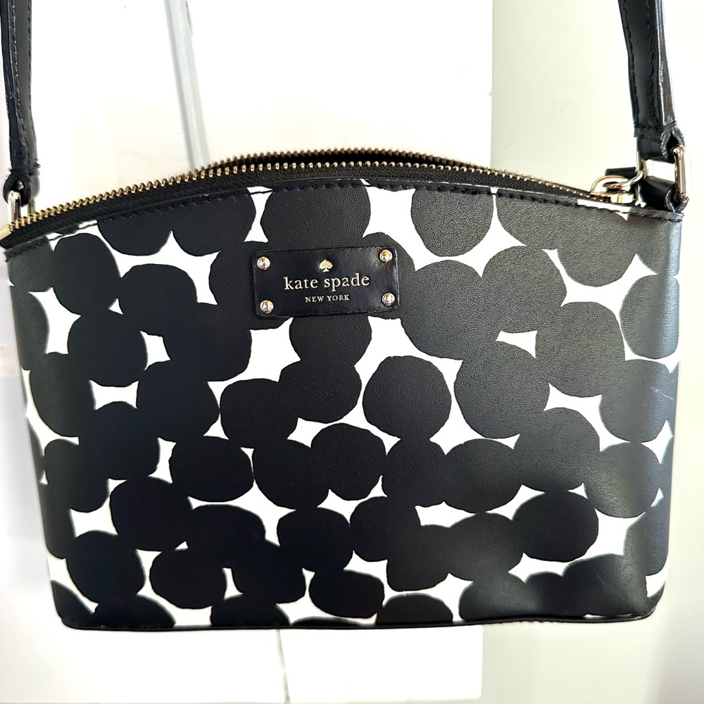 Black and white Kate Spade Grove Street Splodge Dot Millie